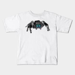 Phidippus regius Everglades male Kids T-Shirt